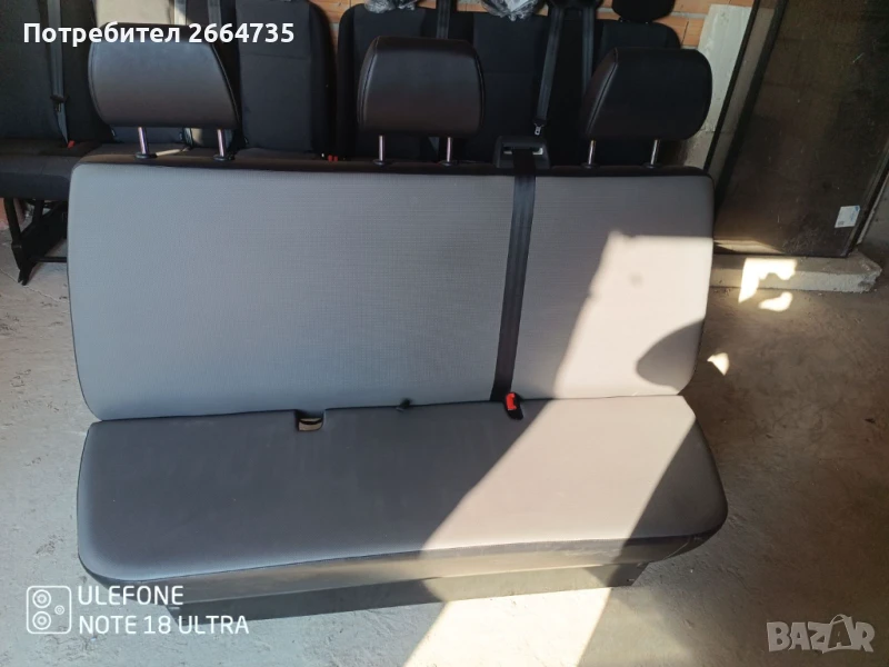 Седалка за Бус Фолксваген Т6 Т5 Двойна кабина, снимка 1