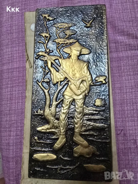 Гипсово Пано "Китарист", снимка 1