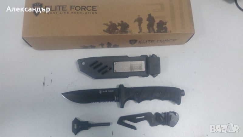 Нож Umarex Elite Force Knife EF 703 Kit + точило и магнезиева запалка, снимка 1