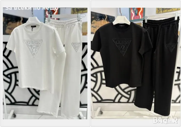 Guess Дамски Спортен Комплект Тениска И Долнище🔝Дамски Спортен Екип Гес Код A583, снимка 1