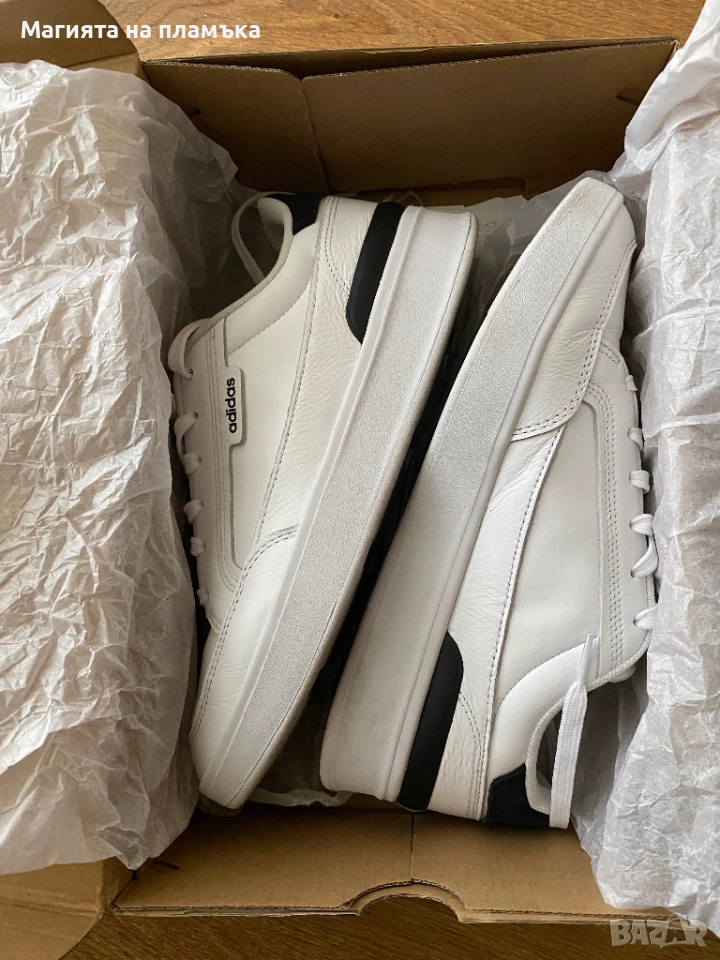 Мъжки маратонки Adidas от естествена кожа, снимка 1