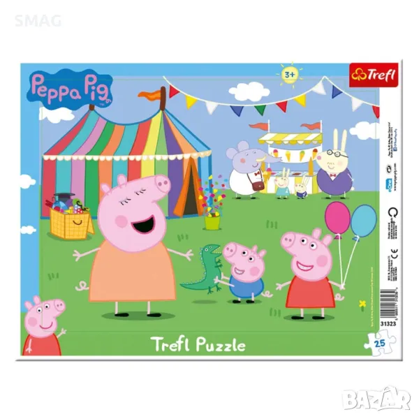 Пъзел Tab Peppa Circus (25 части) S_1182827, снимка 1