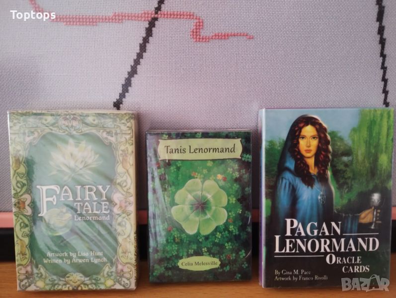 Ленорман карти:Tanis Lenormand & Pagan Lenormand & Fairytale Lenormand, снимка 1