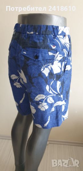 Tommy Hilfiger Floral Short  / Len Mens Size 34 НОВО! ОРИГИНАЛ! Мъжки Къси ленени  Панталони!, снимка 1