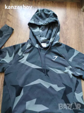 Gymshark Critical Hoodie -  страхотно фитнес горнище КАТО НОВА M, снимка 5 - Спортни дрехи, екипи - 49066019