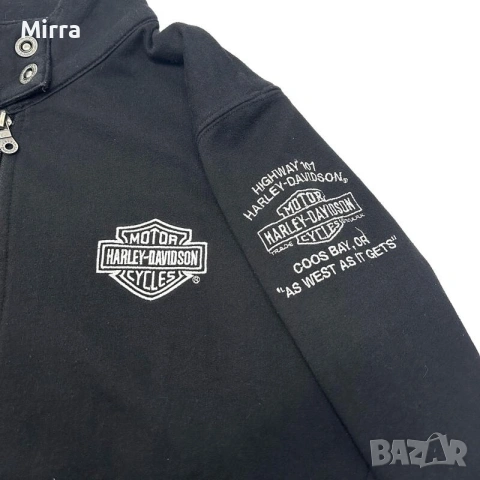 Vintage Harley-Davidson Full Zip Блуза, снимка 3 - Суичъри - 52080183