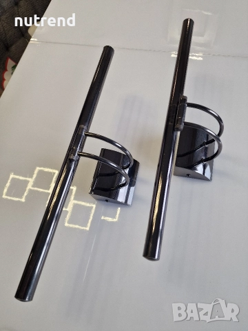 2бр стенни лампи / лампи за стена / осветително тяло за стена / лампа за картина, снимка 5 - Картини - 52884471