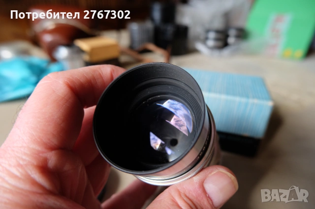 Meyer Optik Gorlitz Trioplan 100mm f2.8 lens. Exacta mount., снимка 3 - Обективи и филтри - 53444151