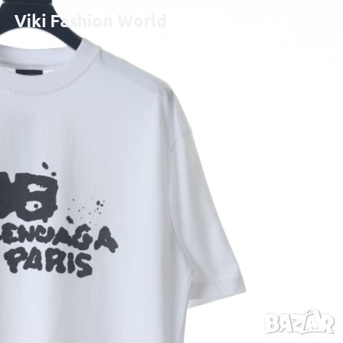 Най-висок клас тениска BALENCIAGA , унисекс тениски Balenciaga t shirt, снимка 2 - Тениски - 45595969