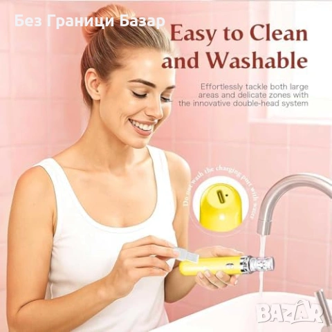 Нов Дамски епилатор за лице и тяло USB тример с LED светлина косми обезкосмяване жени, снимка 9 - Тримери - 54131295