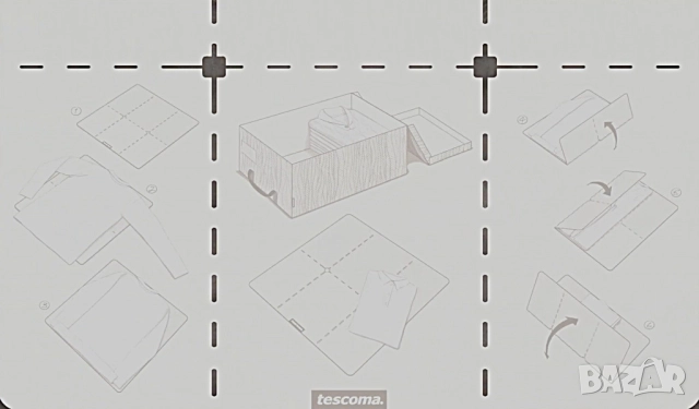 Дъска за сгъване на дрехи голяма, снимка 2 - Други стоки за дома - 51969091