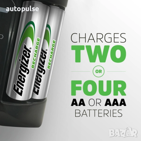 Зарядно Energizer PRO 4xAA 2000mAh, снимка 2 - Батерии, зарядни - 51695597