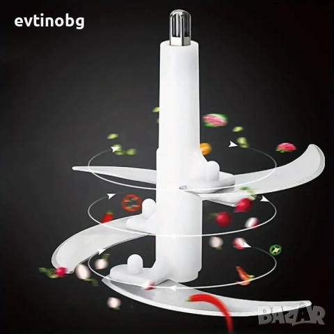 Висококачествен електрически чопър за смилане на месо,ядки и зеленчуци с обем 3 литра нов, снимка 4 - Миксери - 53801485