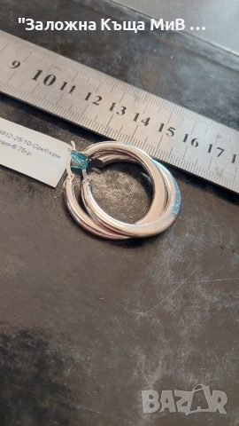 Сребърни обеци 