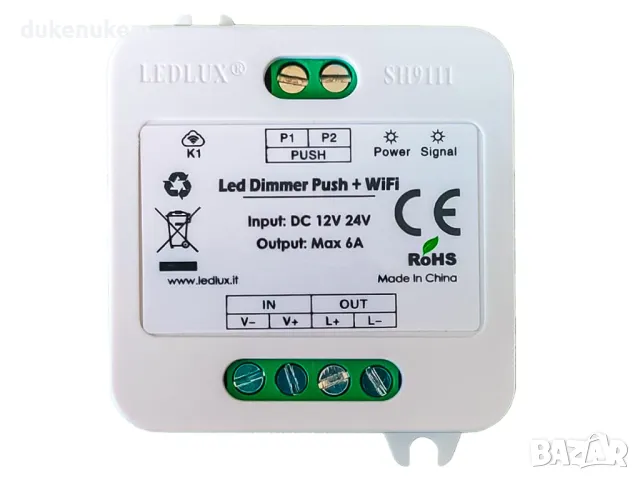 НОВО! LED Димер 12V/24V, WiFi + Бутони, Alexa, Google Home, снимка 1 - Друга електроника - 49054598