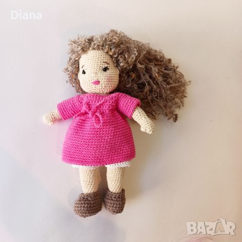 Плетени играчки, кукла ръчна изработка, подарък за момиче,  играчка ръчна изработка, снимка 10 - Кукли - 45387881