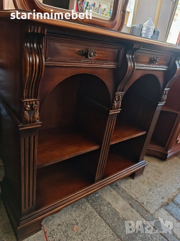 Класически шкаф/конзола с огледало , снимка 6 - Шкафове - 53662410