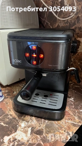 Еспресо машина Solac Taste Control – Като нова!