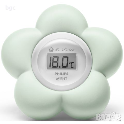 Цифров термометър за стая и баня с дигитален дисплей Philips AVENT SCH480/00 Бебета, снимка 1 - Други стоки за дома - 45431334