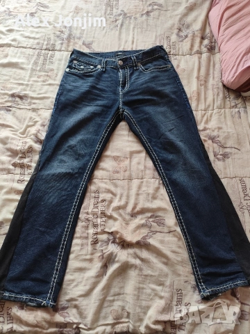 true religion size 36 dark wash, custom boot cut