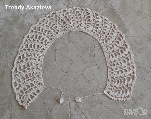 Ръчно плетени якички и коланчета