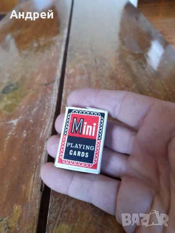 Стари Мини карти за игра, снимка 2 - Други ценни предмети - 51170700