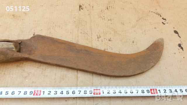 отличен кован възрожденски косер, секира сатър , снимка 12 - Антикварни и старинни предмети - 50588750