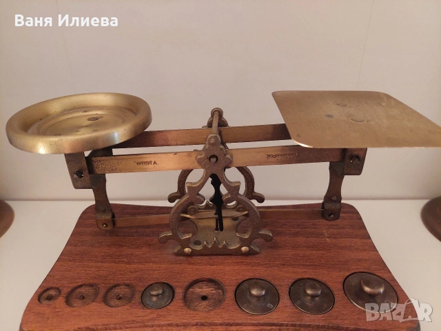 Везна , снимка 4 - Антикварни и старинни предмети - 53943751