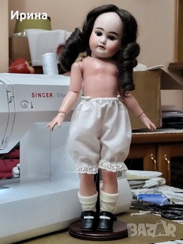 Антична кукла 1894, Арман Марсел 40 см, снимка 11 - Кукли - 54229924