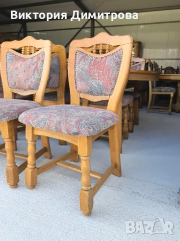 Комплект от 8 трапезни стола , снимка 5 - Столове - 51738351