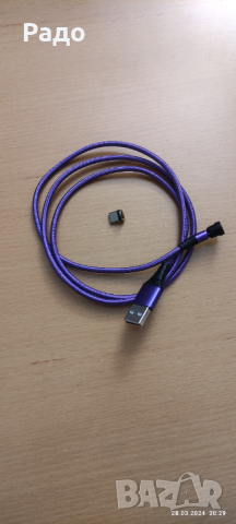 Продавам usb магнитен кабел, снимка 2 - USB кабели - 45008418