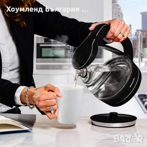 НОВО! Електрическа светеща LED термо кана 1.5Л, снимка 9 - Кани - 48767524