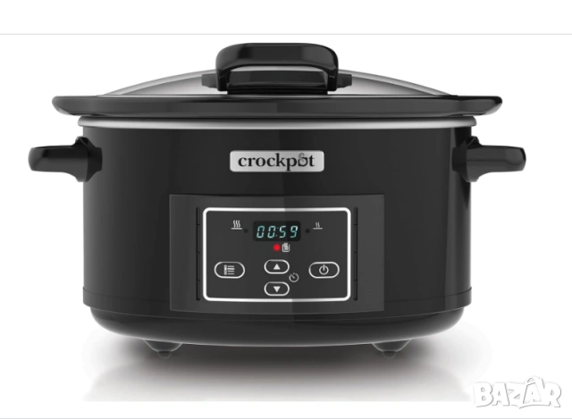 цифров уред за бавно готвене Crock-Pot с капак на панти, модел CSC052X