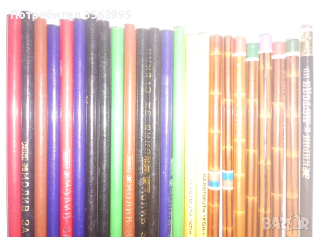 Стари моливи24бр., снимка 3 - Колекции - 53386521