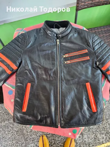 Детско яке от естествена кожа, снимка 2 - Детски якета и елеци - 49615069