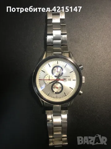 Tag Heuer carrera calibre 16 day date with stainless steel strap, снимка 2 - Мъжки - 48653476