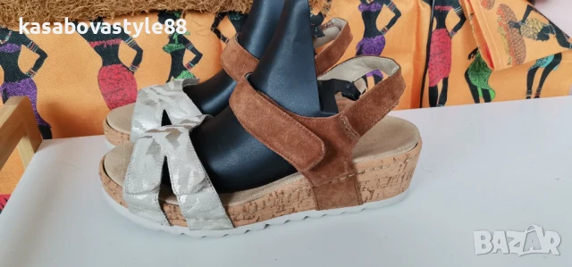 Сандали от естествен велур 39.5н.