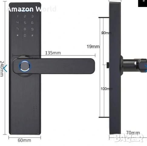 ‼️Смарт ключалка WiFi Електронна Брава 5 в 1 ‼️, снимка 2 - Други - 53866504