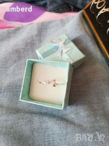 Нежен и елегантен сребърен пръстен - модел КR484, снимка 5 - Пръстени - 53732234