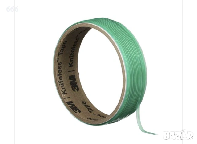 3M™ Finish Line Лента без нож KTS-FL2, пробен размер, зелена, 3,5 мм x 10 м, снимка 3 - Други стоки за дома - 54146124