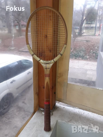 Стара колекционерска ракета за тенис Dunlop Maxply, снимка 2 - Антикварни и старинни предмети - 51074529