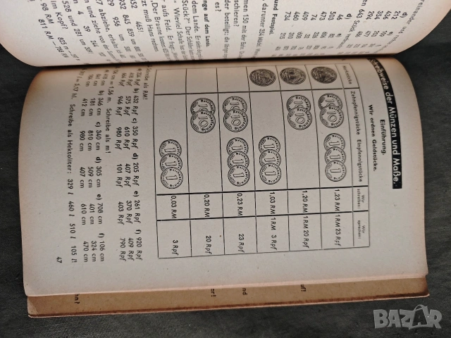 Rechenbuch für Volksschulen" (Учебник по аритметика за начални училища от Райха, снимка 2 - Специализирана литература - 53184745