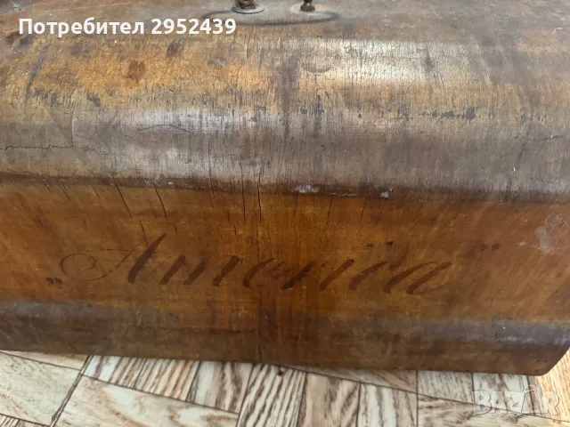 Ръчна автентична шевна машина, снимка 2 - Антикварни и старинни предмети - 50421193