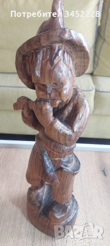 дърворезба за ценители височина 40см , снимка 6 - Декорация за дома - 53825757