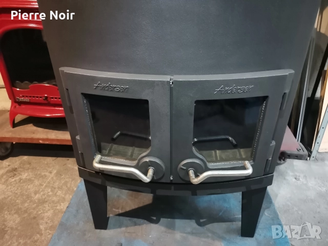 Скандинавска чугунена печка , снимка 8 - Отоплителни печки - 52930160