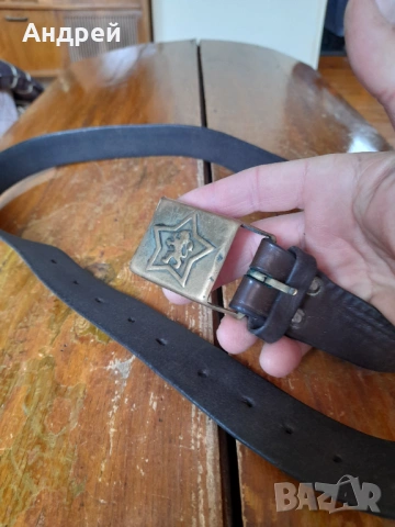 Стар Военен колан #18, снимка 3 - Антикварни и старинни предмети - 54044188