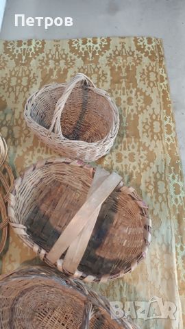 Продава плетени кошници, плетен панер  от старо време., снимка 4 - Декорация за дома - 41775692