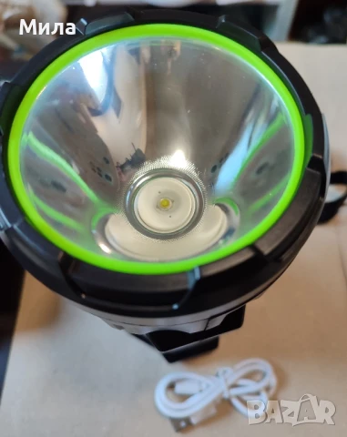 Голям фенер със зарядно , снимка 3 - Екипировка - 51176058