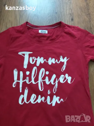 Tommy Hilfiger - страхотна дамска тениска L, снимка 3 - Тениски - 47013129