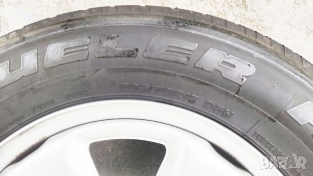 1 брой гума Bridgestone Dueler 205/70/15, снимка 4 - Гуми и джанти - 45699919